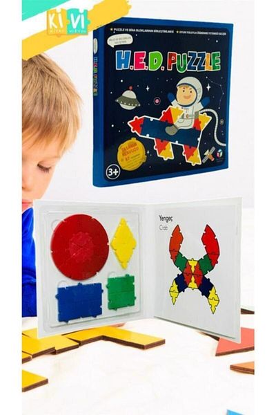 Hobi Eğitim Dünyası H.e.dPuzzle Game Number Animal Object Creation, Creative Puzzle