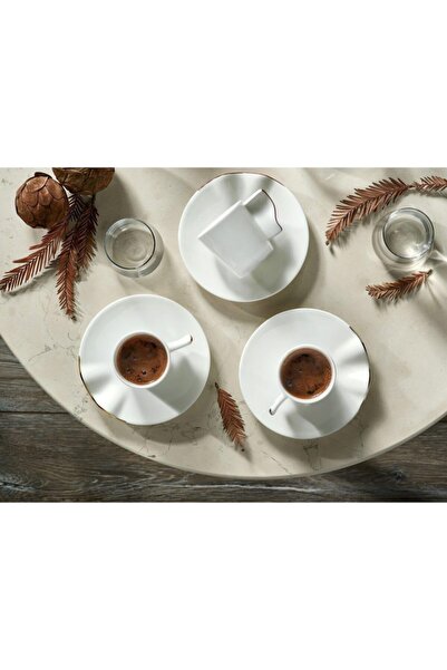 Koleksiyon Kaffa Türk Kahve Seti 6 Lı Altın P