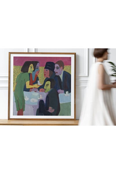 Pegziz Ernst Ludwig Kirchner Sanatsal Duvar Dekorasyon Poster 60x90cm.