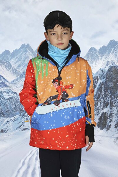 SNOWSEA Cool Boy Snowboarding Erkek Çocuk Snowboard Kar Montu Ss7750