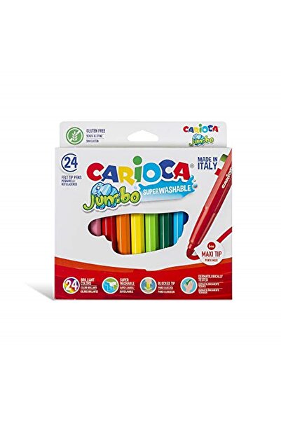 CARIOCA Jumbo Super Washable Felt Crayons 24 Pcs