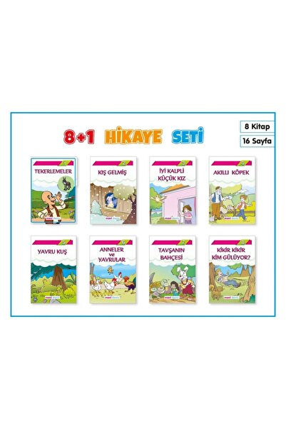 Mavi Deniz Yayınları Mavi Deniz 1. Sınıf Hikaye Setimiz Renkli Heceli