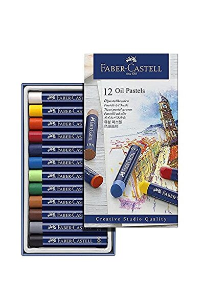 Faber Castell Faber-castell Creative Studio Yağlı Pastel Boya, 12 Renk