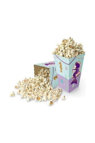 party mix Mermaid Themed Corn Box - Popcorn Box