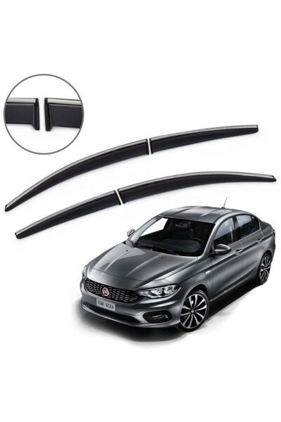 Carmind Fiat Egea Sedan Hb Cross Krom Çıtalı Cam Rüzgarlığı 2015- Uyumlu