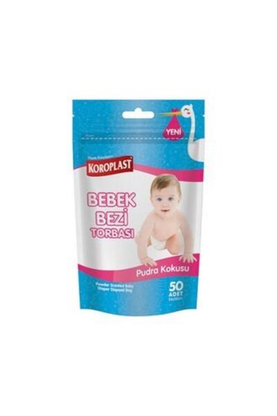Koroplast Pudra Kokulu Bebek Bezi Torbası 50'li