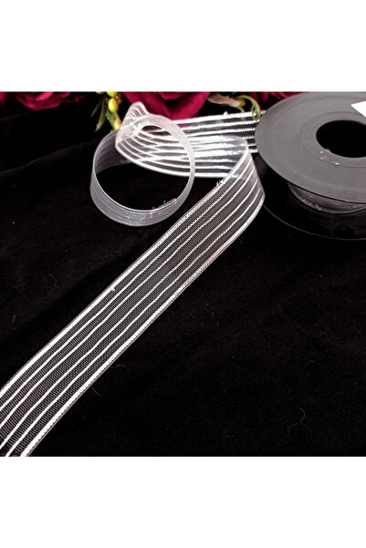 Gelincimherşey 4 Meters Glitter Striped Organza Ribbon For Decoration (Width ...