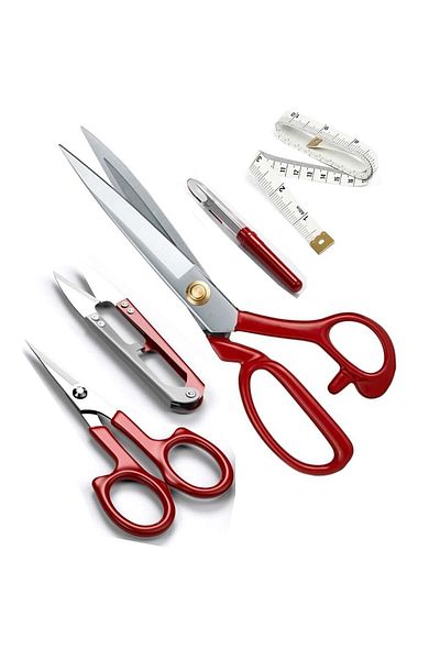 hodbehod 12'' Fabric Cutting Scissors Set with Number Nut