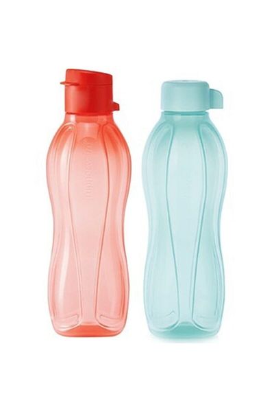 Tupperware Eco Bottle 500 ml Σετ 2 - Άνθος Ροδιού και Μέντα