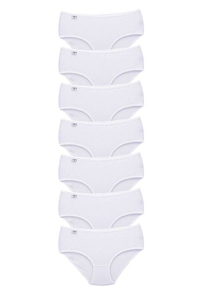 Tutku 7 Pieces Women's High Waist Bato Thin Rubber Panties