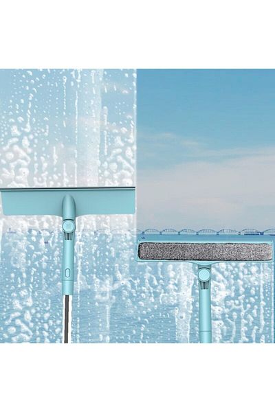 AYLA STAND Magic Window Cleaning Long Handle Telescopic Glass Squeegee Scraper Rotating Mops Washing Windows