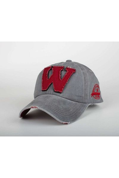 Şapka Market W Cap Hat Washed Gray