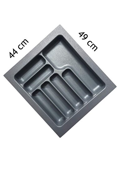 STARAX Çekmece Içi Plastik Kaşıklık Gri 44x49 Cm S-2285-g ( 7 Gözlü)
