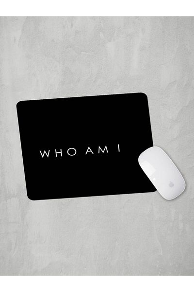 Panorama Ajans Подложка за мишка Who Am I Who Am I Black Minimate Design