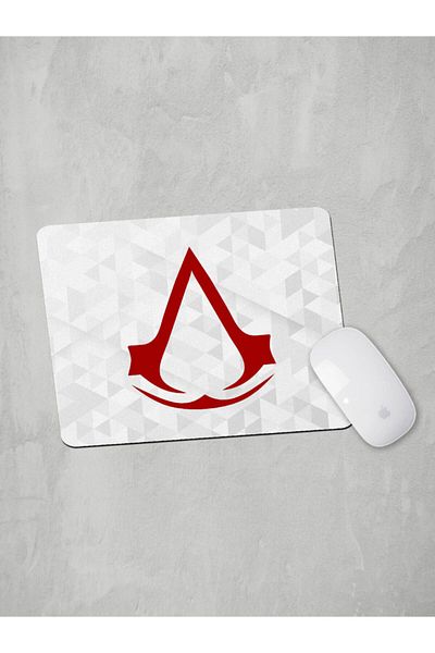 Panorama Ajans Assassin's Creed Gaming Gamer Μίνιμαλ λογότυπο Mouse Pad