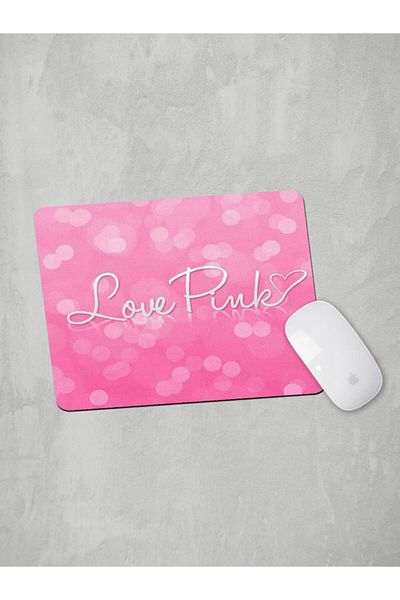 Panorama Ajans Love Pink Victoria Pink Love Mouse Pad