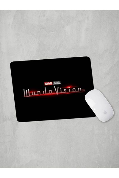 Panorama Ajans Marvel Wanda Vision Banner Μαύρο Mouse Pad