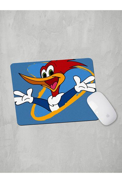 Panorama Ajans Woodpecker Woodpecker Cartoon Nostalgia Mouse Pad Mimbshopp 1055529