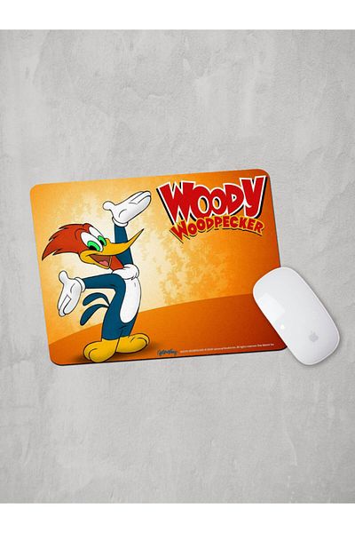 Panorama Ajans Woody Woodpecker Δέντρο Κοπάνισμα Κινούμενα Σχέδια '90 Mouse Pad