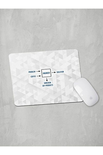 Panorama Ajans Gift Sticker Design Mouse Pad for Engineer Lover