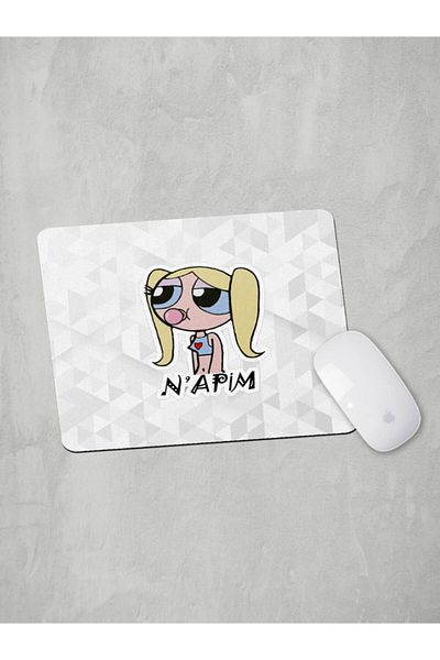 Panorama Ajans Autocolant Napim cu model Preppy - Mouse Pad cadou pentru fete