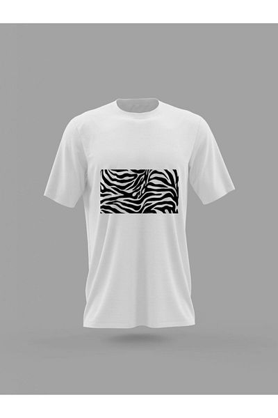 Panorama Ajans Zebra Pattern Printed T-shirt
