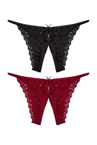 Zena 2-Piece Middle Split Bikini Women's Panties