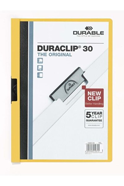 Durable Duraclip Original 30 Sheet Capacity Yellow