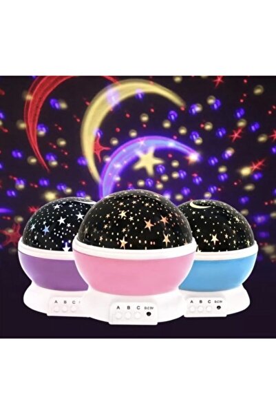 Genel Markalar Projektörlü Gökyüzü Ambiyanslı Yatak Odası Çocuk Odası Gece La...