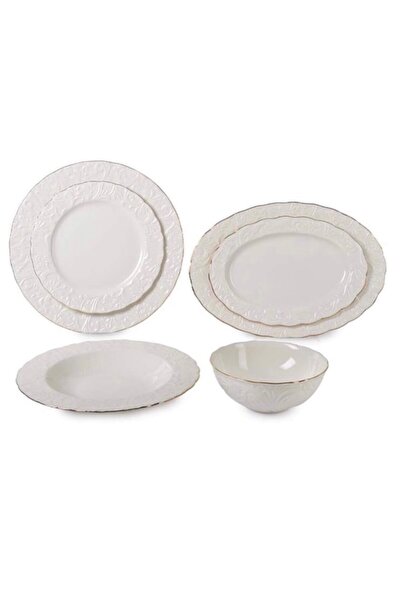 İpek Porselen 26 Parça Rossen Yemek Takımı