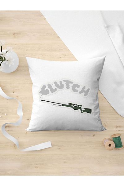 Panorama Ajans Sniper Awp Sticker Pillow Case for Csgo Players