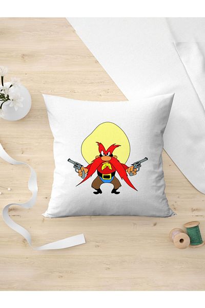 Panorama Ajans Yosemite Sam Bugs Bunny Pillow Case