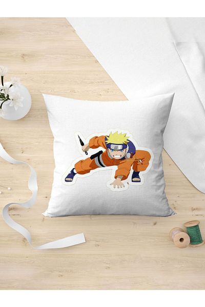 Panorama Ajans Μαξιλαροθήκη με αυτοκόλλητο Naruto Anime Series Lovers