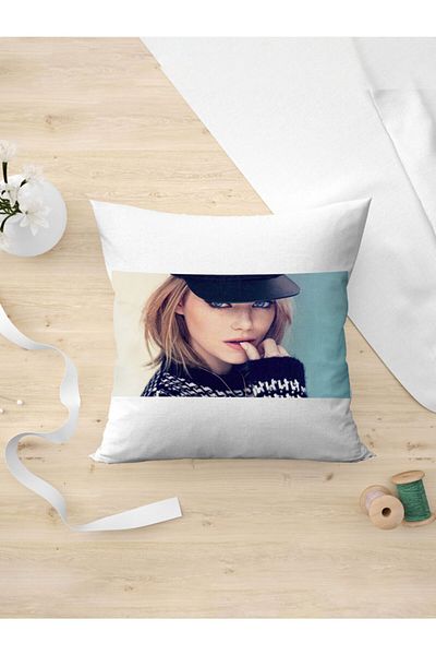 Panorama Ajans Emma Stone Blue Eye Όμορφη γυναικεία μαξιλαροθήκη