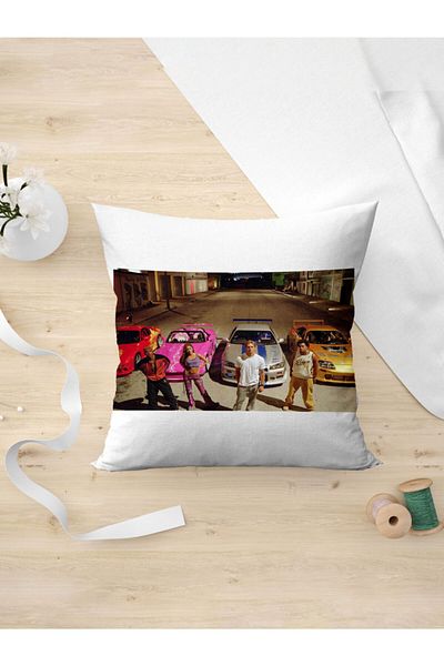 Panorama Ajans Fast And Furious 2 Paul Walker Car Pillow Case