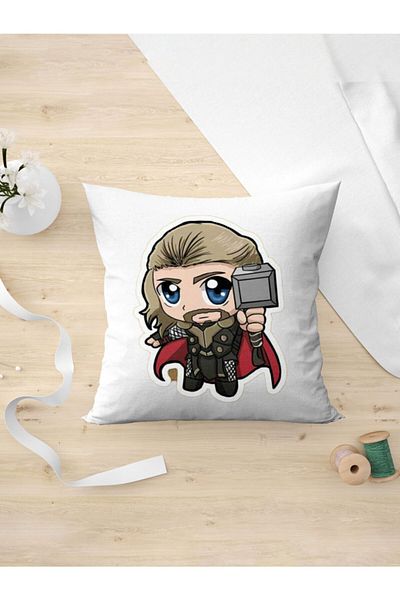 Panorama Ajans Γλυκό χαριτωμένο αυτοκόλλητο Marvel Thor Μαξιλαροθήκη