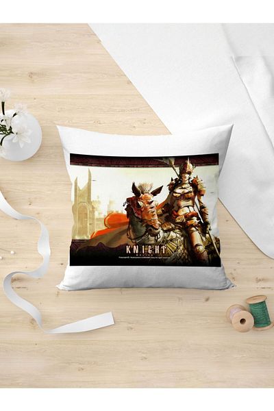 Panorama Ajans Knight Online Pvp Ntt Games Mmorpg Θήκη μαξιλαριού παίκτη πολεμιστή