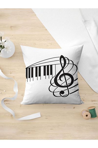 Panorama Ajans Teacher's Day Music Teacher Left Key Pillow Case