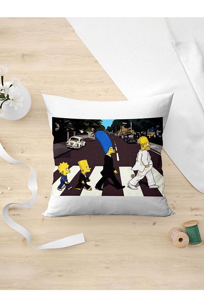 Panorama Ajans Simpsons Simpsons Family Suit Μαξιλαροθήκη Prom