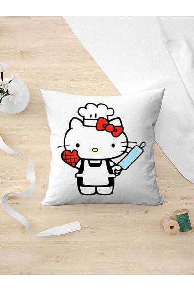 Panorama Ajans Hello Kitty Kitchen Cook Mother's Day Pillow Case