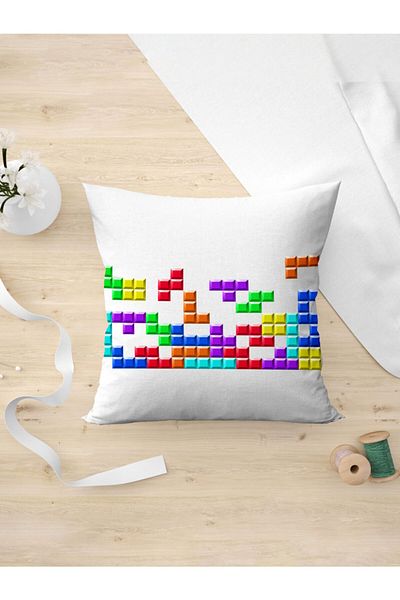 Panorama Ajans Μαξιλαροθήκη Tetris Nostalgia Games Block