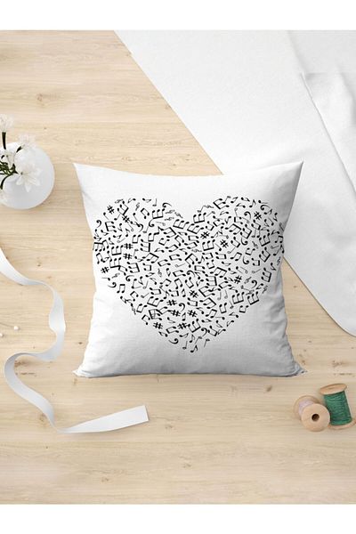 Panorama Ajans Valentine's Day Most Beautiful Note and Song Pillow Case