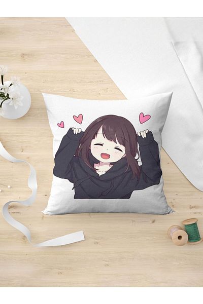 Panorama Ajans Sweet Girl Cute Girl Anime Design Pillow Case