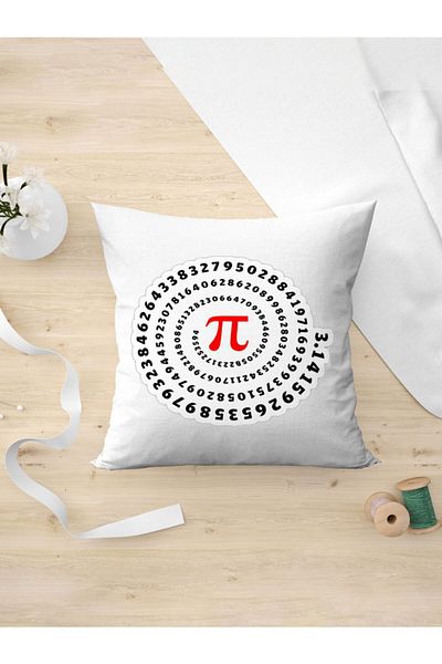 Panorama Ajans Infinite Pi Number Sticker Pillow Case