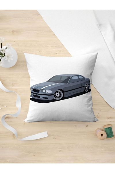 Panorama Ajans Sticker Pillow Case for BMW E36 Lovers