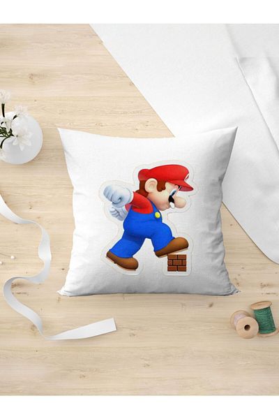 Panorama Ajans Super Mario Nintendo Sticker Pillow Case