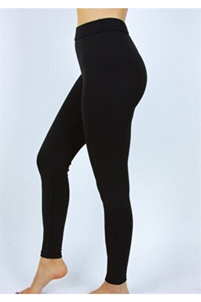 Moda Tekcan Kadın Siyah Yüksek Bel Çelik Tayt