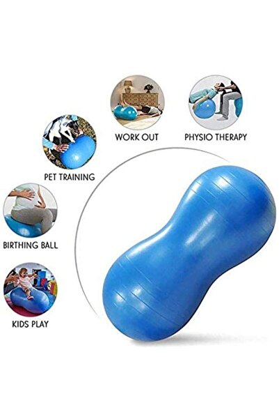 Leyaton Pilates Topu Fıstık Top Egzersiz Fitnes Spor Aleti Pilates Top Plates Topu