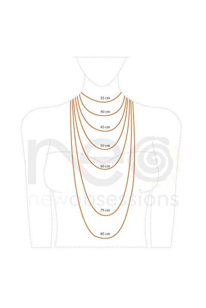 myorogold 14 Ayar Altın Kalp Motifli Halat Zincir Kolye