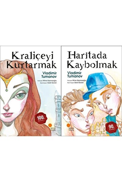 Günışığı Kitaplığı Vladimir Tumanov Haritada Kaybolmak - Kraliçeyi Kurtarmak 2 Li Set Kitap